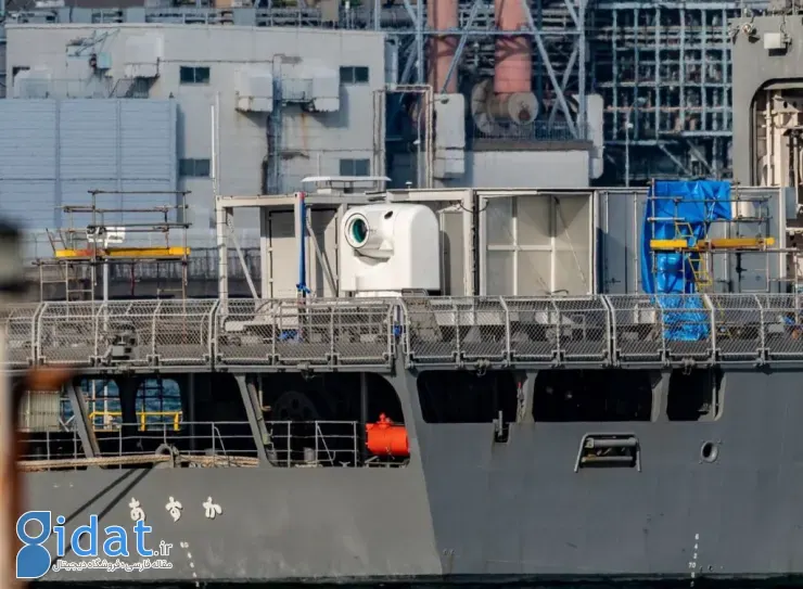 سلاح لیزری روی JS Asuka