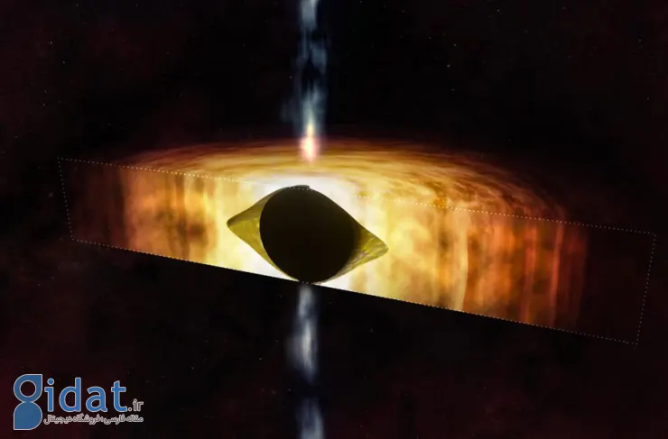 چرخش سریع سیاهچاله در مرکز کهکشان راه شیری فضا-زمان را به شدت خم کرده است