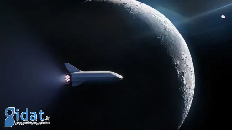 اسپیس‌ایکس ماه