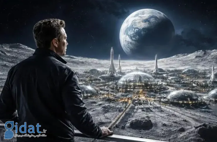 ایلان ماسک: به جای مریخ، روی ماه شهری خواهم ساخت!