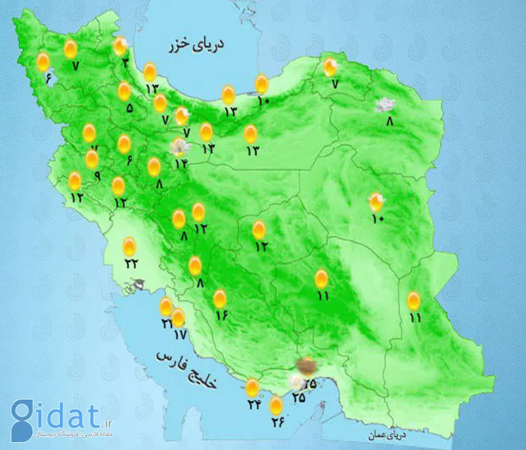 این استان ها باید منتظر رگبار و رعد و برق باشند