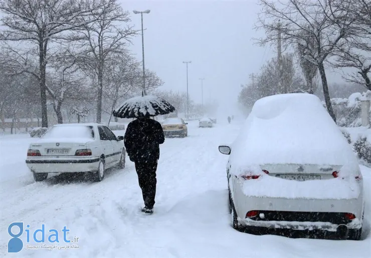 این استان ها باید منتظر بارش شدید برف و باران باشند