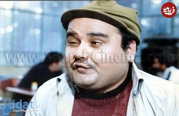 اکبر عبدی ۲۴ ساله در اولین فیلم سینمایی خود بازی کرد