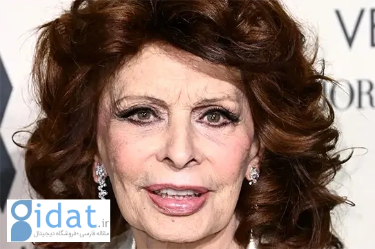 تصویری گرم و کمیاب از کریسمس خانوادگی سوفیا لورن در رم