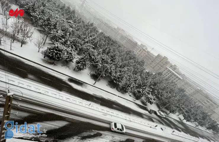 برف تهران را پوشاند