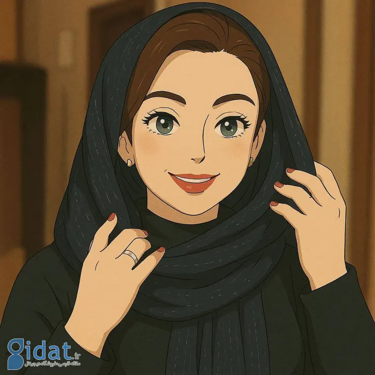 نفیسه روشن نیز به چالش انیمه پیوست