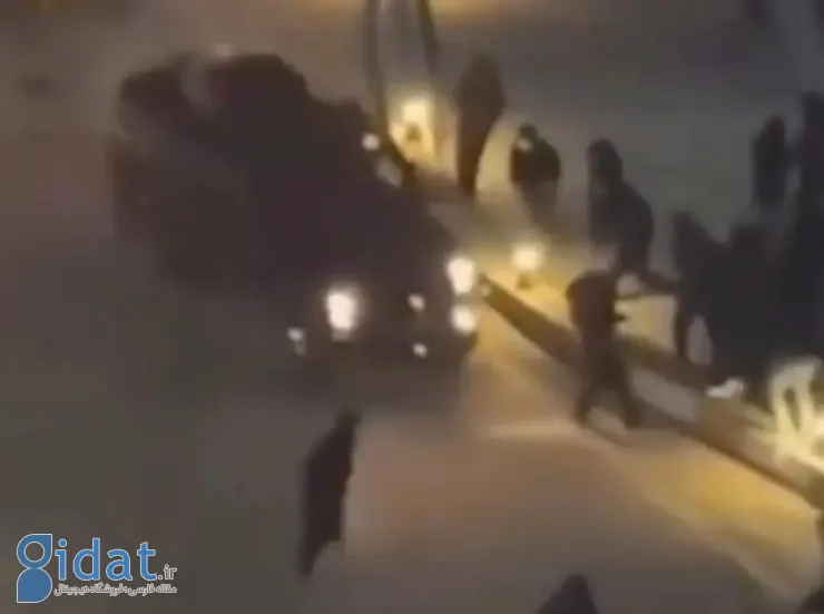 واکنش به زیر گرفته شدن مردم توسط خودروی ضد شورش نیروی انتظامی در اردبیل