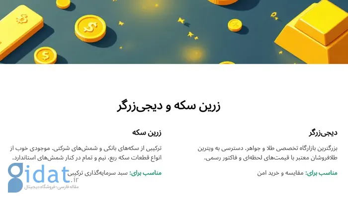 زرین سکه و دیجی ‌زرگر