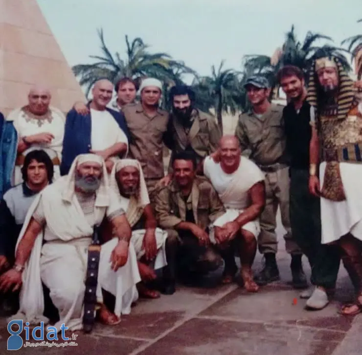 تصویر بازیگران سریال یوسف پیامبر در کنار مجید سوزوکی