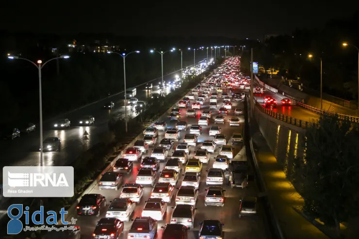ترافیک پنج کیلومتری در کندوان و هراز
