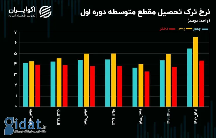 ترک تحصیل پسران، رکورد زد! 