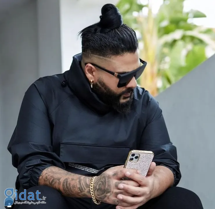 عکسی جالب از پسر تازه متولد شده ساسی مانکن