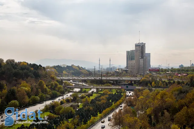 آب و هوای تهران در اولین روز زمستان