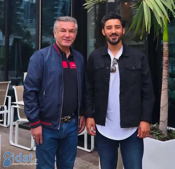عکس رضا گوچی در کنار قاتل آمریکا