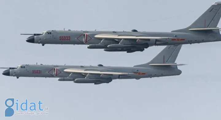 پرواز ۸ ساعته بمب افکن ها بر فراز آسمان