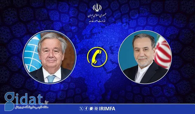 تاکید عراقچی به گوترش بر حق غنی سازی ایران