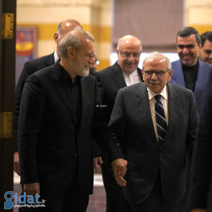 قابی معنادار از دیدار لاریجانی با نخست وزیر لبنان