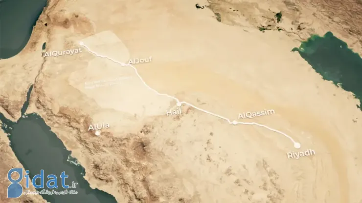 راه‌اندازی لاکچری‌ترین قطار خاورمیانه در عربستان سعودی