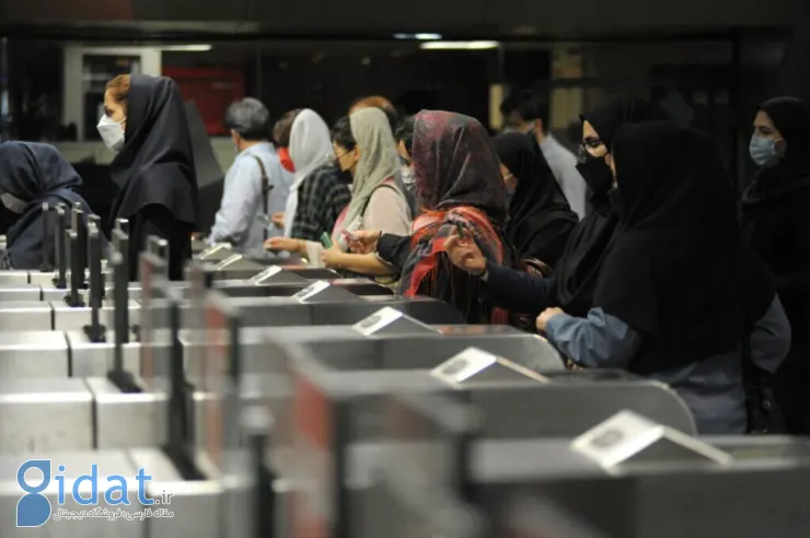 عکسی از طرح ضربتی «حجاب» در متروی تهران منتشر شد