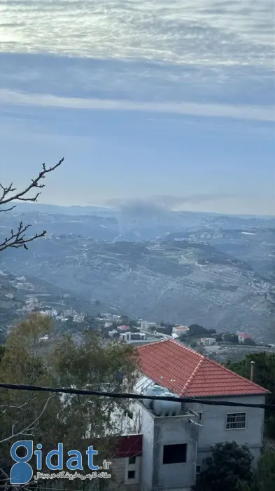 تصاویری از حملات هوایی امروز اسرائیل به لبنان