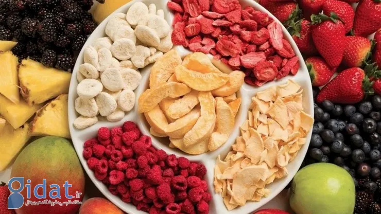 طرز تهیه میوه خشک پفکی در خانه