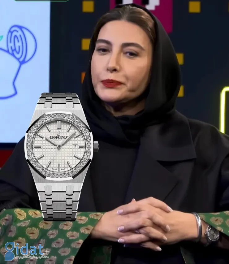 فریبا نادری با ساعت یک میلیاردی مرصع به الماسش سوژه توجه شد