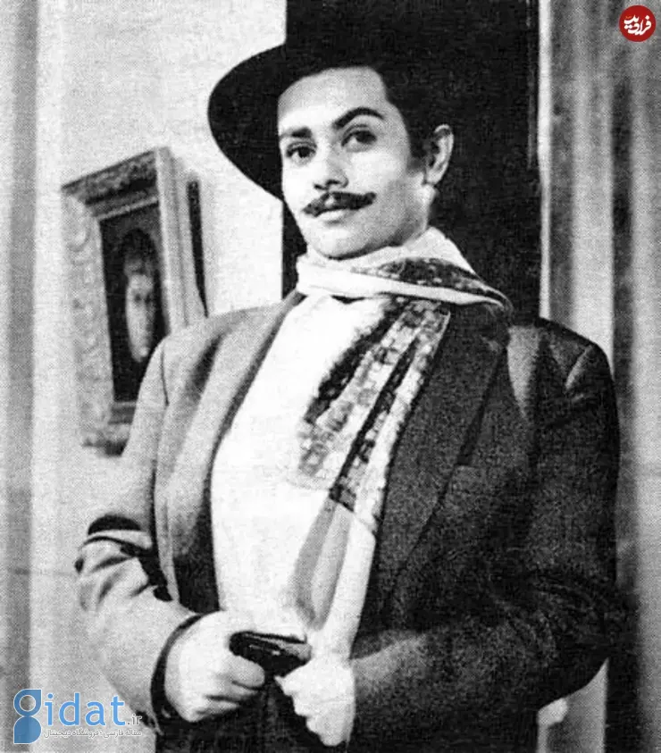 «آذر شیوا» با سبیل و در سن ۲۵ سالگی؛ ۱۹۶۵