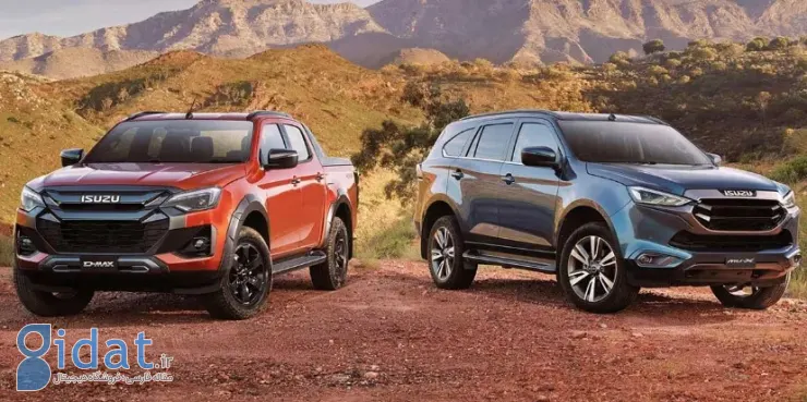 مدل‌های ۲۰۲۵ ایسوزو MU-X و D-Max با موتورهای قدرتمندتر معرفی شدند