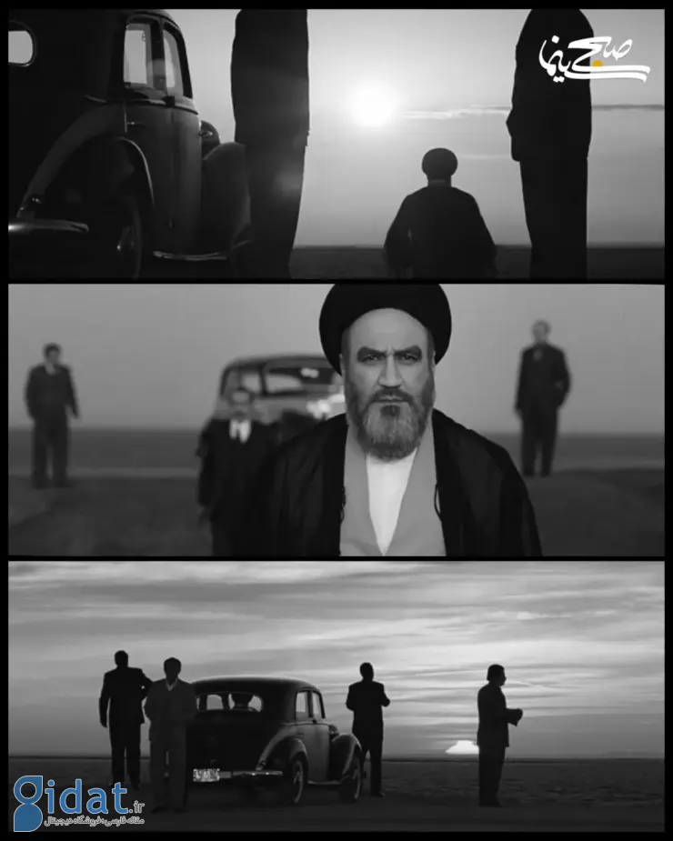 اولین تصویر از گریم امام خمینی در یک فیلم جنجالی