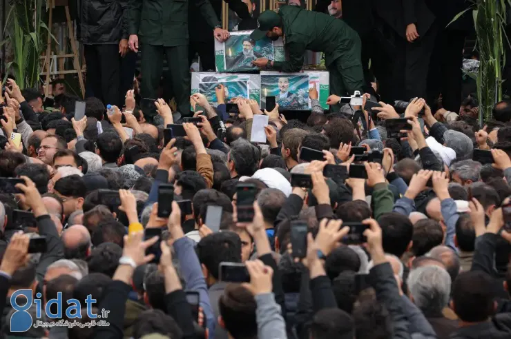 آخرین عکس یادگاری رئیس جمهور در تبریز