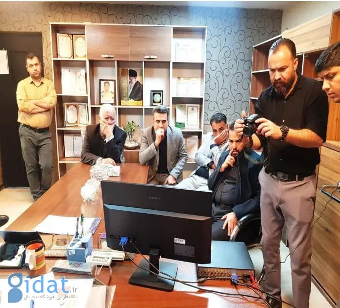 تصاویری از حضور جواد علیکردی در اداره پلیس مشهد