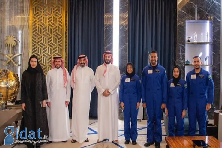 دیدار فضانوردان سعودی با ولیعهد عربستان