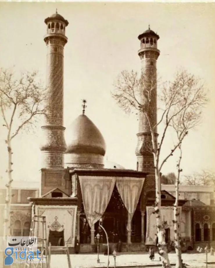عکسی از حرم حضرت عبدالعظیم 100 سال پیش