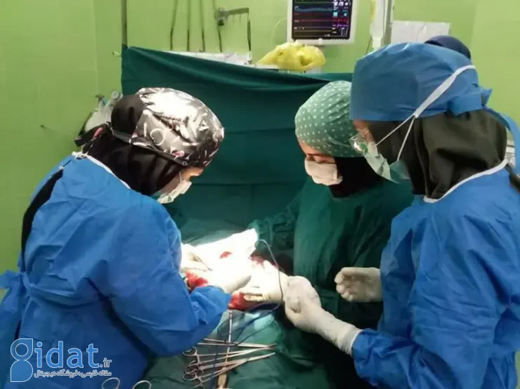 توده ۷ کیلوگرمی از رحم یک بیمار خارج شد!