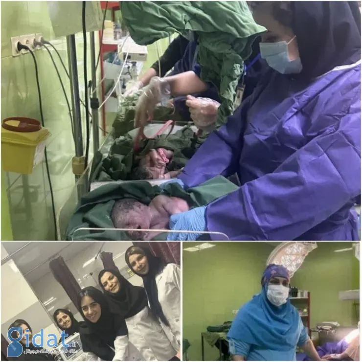 این مادر اردبیلی در دومین بارداری خود چهارقلو به دنیا آورد