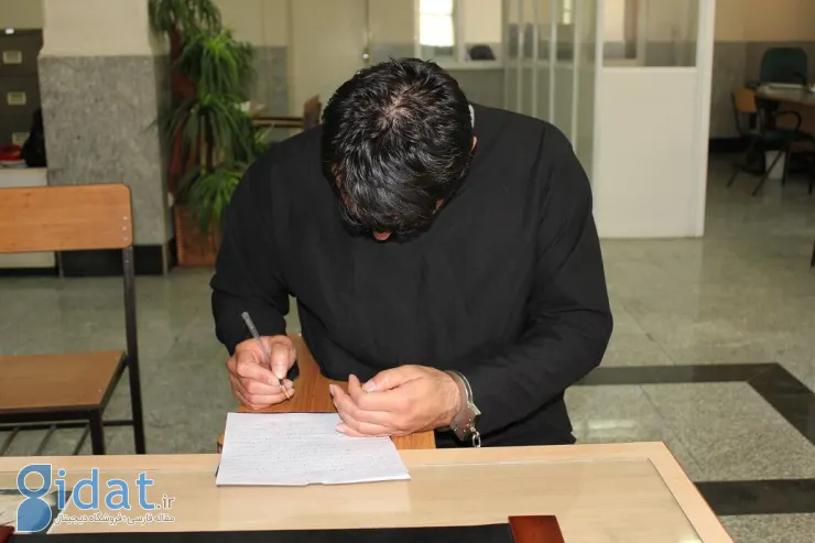 اشک های پشیمانی کشتی گیر جوان پس از جنایت