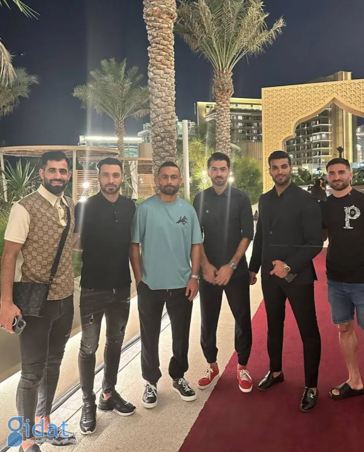 دیدار بازیکنان پرسپولیس و استقلال در قطر