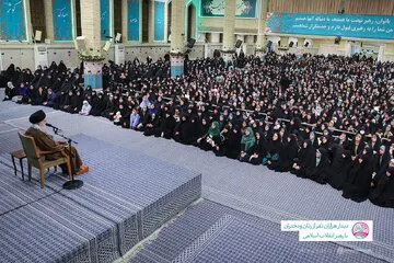 حرف های احساسی یک دختر دهه هشتادی در حضور رهبر
