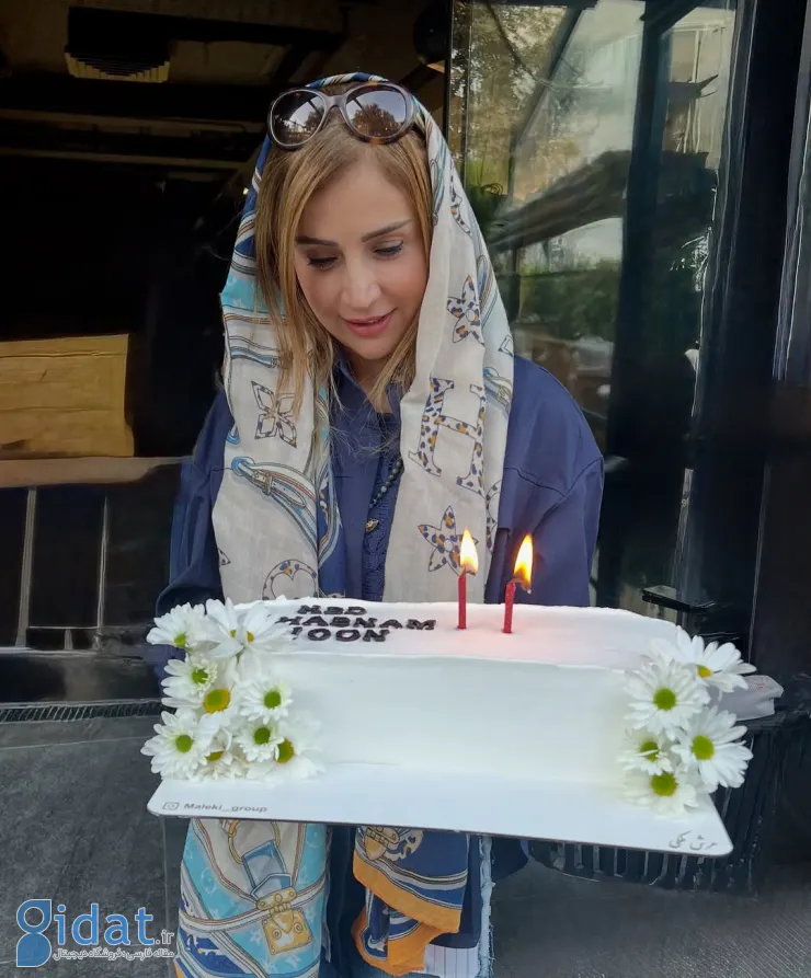 جشن تولد بازیگر زن سریال آنام در دبی