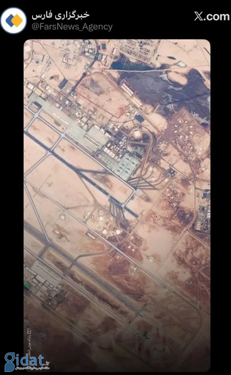 عکس تکان‌دهنده فارس از پایگاه آمریکایی در امارات