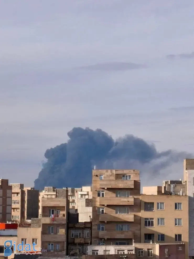 دود مهیبی در آسمان اردبیل مشاهده شد