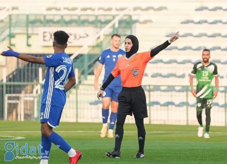 داور تاریخ‌ساز با حجاب در بازی مصر و کیپ ورد