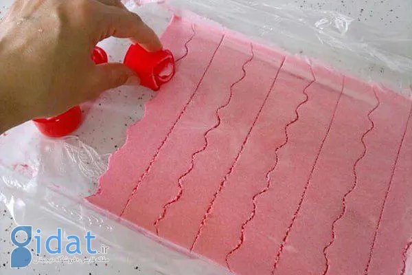 طرز تهیه ژله رولی ساده و مجلسی با بستنی