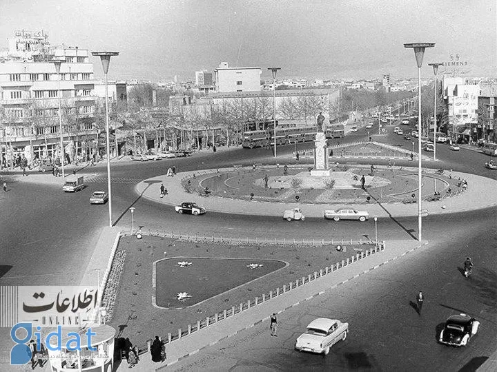 عکس تاریخی میدان انقلاب 60 سال پیش