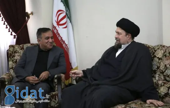 تاجرنیا به دیدار سید حسن خمینی رفت