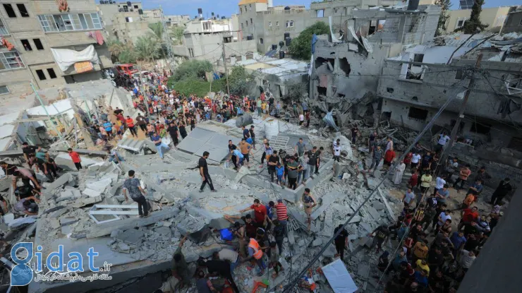 تصاویر وحشتناک از وضعیت غزه پس از حمله هوایی