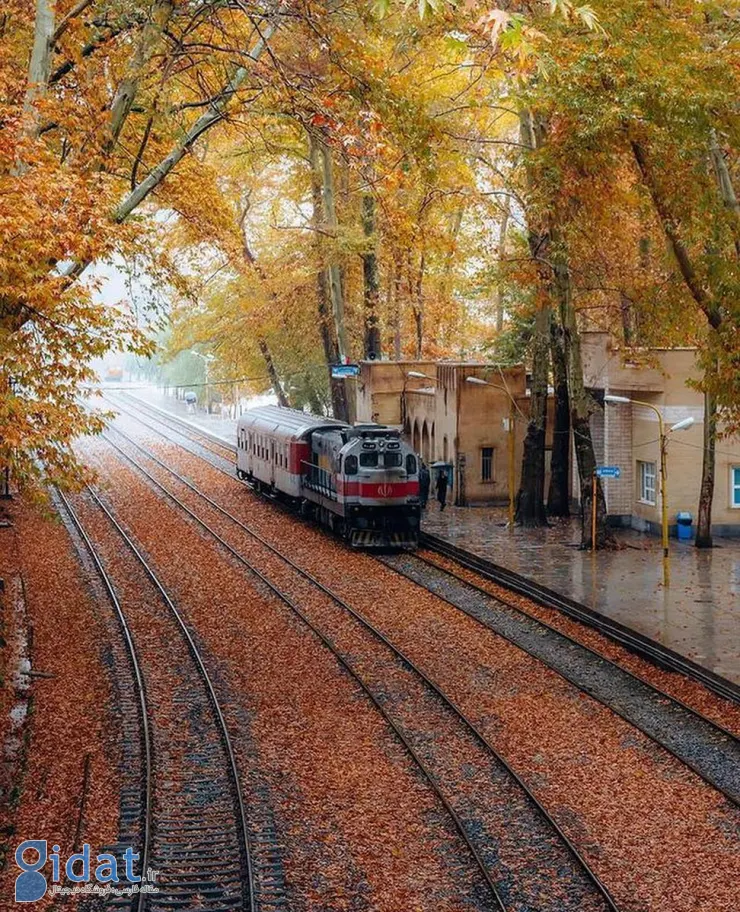 تصاویر هنری زیباترین ایستگاه راه آهن ایران