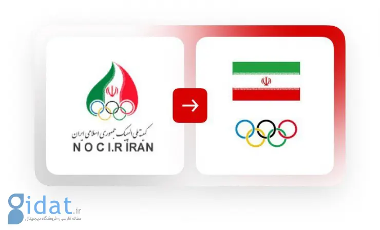 تغییر مضحک لوگوی کمیته ملی المپیک ایران