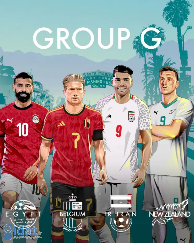 پوستر تیم ایران در جام جهانی رونمایی شد