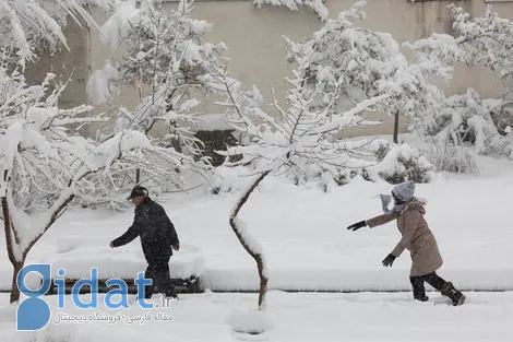 بزرگترین طوفان برفی در راه ایران